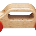 Limousinchen naturlackiert – Robustes Holzauto für Feinmotorik und Rollenspiel