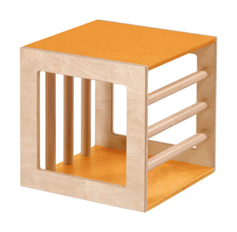 Kletterwürfel Orange – Förderung von Motorik und Koordination
