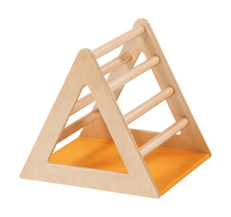 Sprossendreieck klein orange – Förderung von Motorik und Koordination
