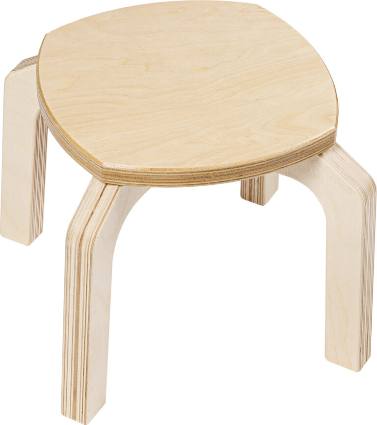 Stapelbarer Hocker (21 cm) für flexible Raumgestaltung und Gruppenarbeit