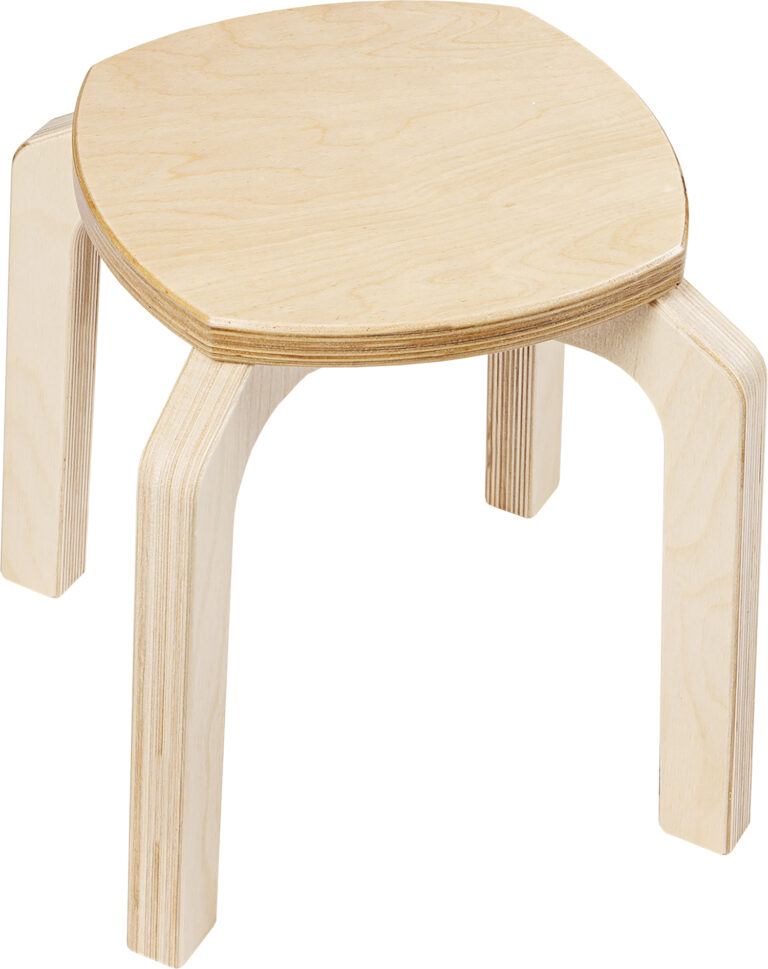 Stapelbarer Hocker für Kita und Kindergarten (h=26cm)
