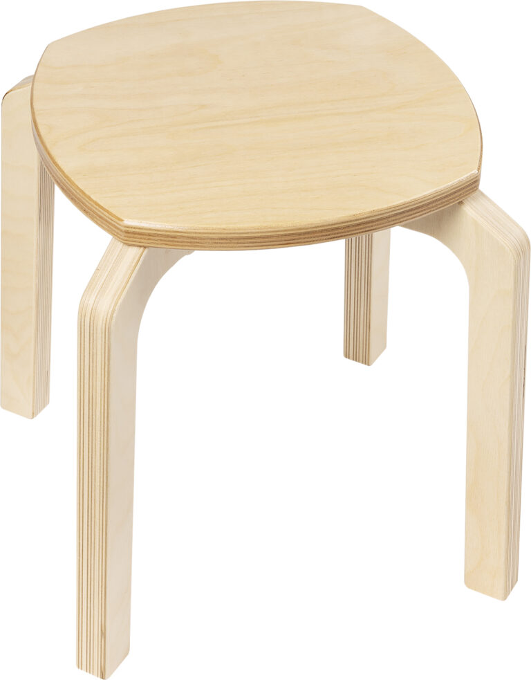 Stapelbarer Hocker (31 cm) für flexible Raumgestaltung und Gruppenaktivitäten
