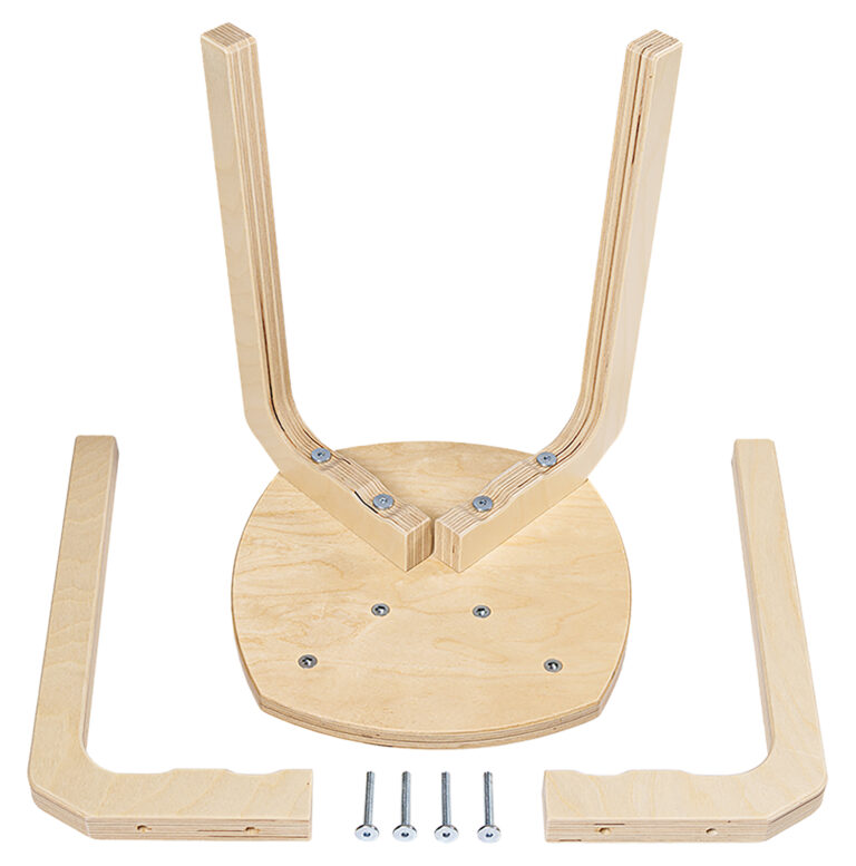 Dusyma Hocker, stapelbar (38 cm) für Kita und Kindergarten