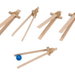 Pinzetten-Set aus Holz für Feinmotorik und Konzentration