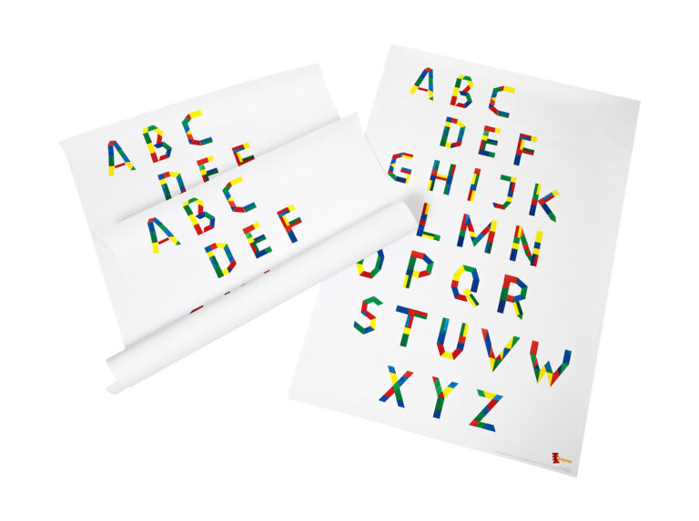 ABC Poster zur frühen Sprach- und Buchstabenförderung