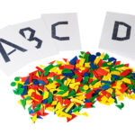 ABC Legematerial Set: Buchstaben entdecken und nachlegen