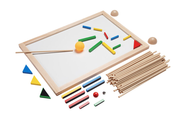 Puste-Parcours magnetisch: Atemschulung und Feinmotorik