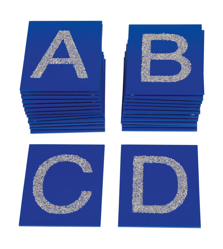 Tastplatten ABC Grossbuchstaben: Multisensorisches Lernen des Alphabets
