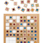 Juwelen-Sudoku 9x9: Logikspiel mit farbigen Juwelen