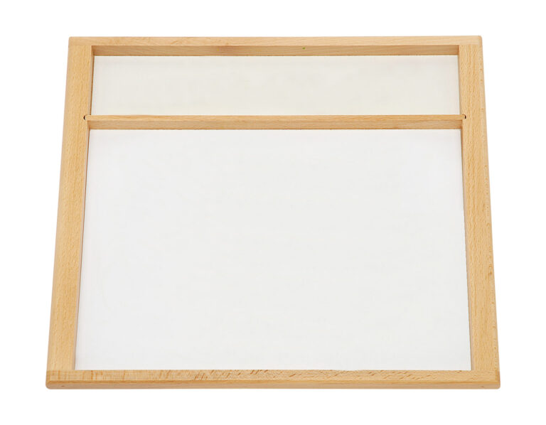 Sortiertablett aus Holz für kreatives Gestalten und Ordnung