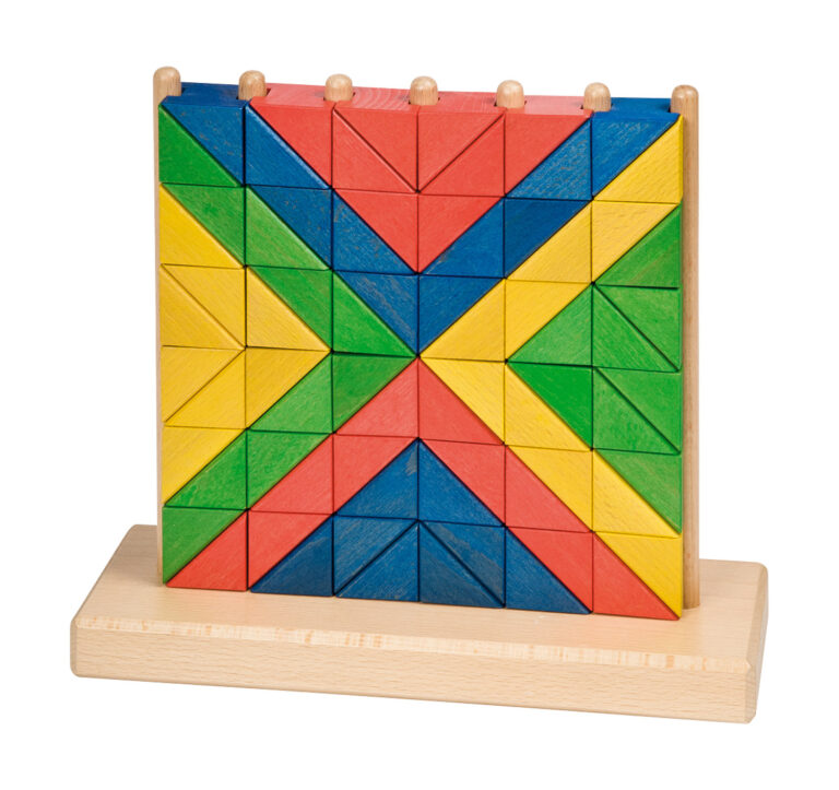 3D GeoMo Dreiecke: Geometrisches Mosaikspiel für Feinmotorik und Raumverständnis