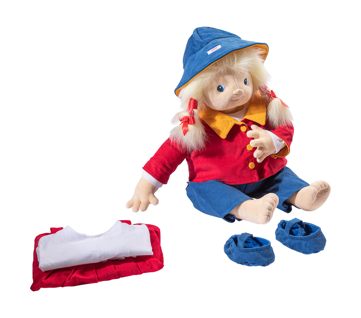 Empathiepuppe Nelly mit Kleiderset für sozio-emotionale Entwicklung Empathiepuppe Nelly mit Kleiderset für sozio-emotionale Entwicklung