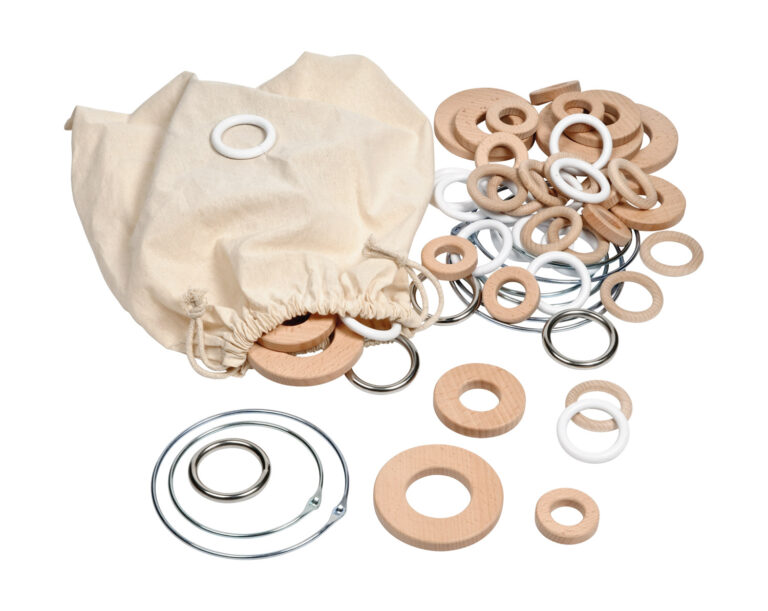 Ring-Set für heuristisches Spiel: Förderung von Feinmotorik und Sinneswahrnehmung
