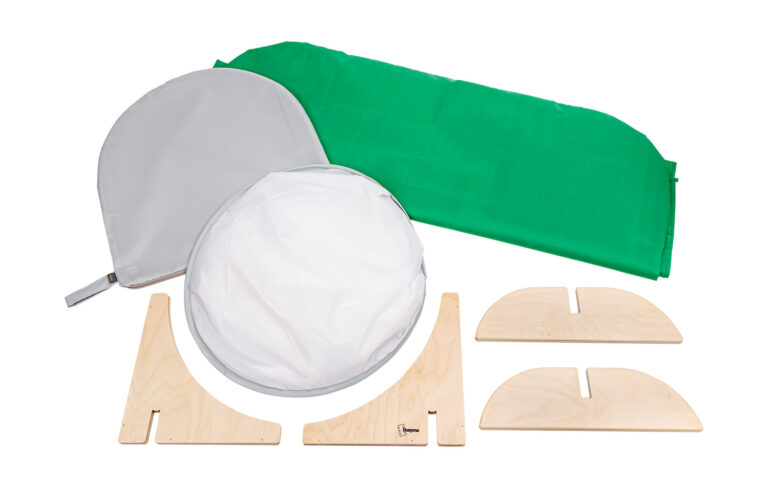 Popup Leinwand XL 2in1: Schattenspiel und Green-Screen für kreative Medienbildung
