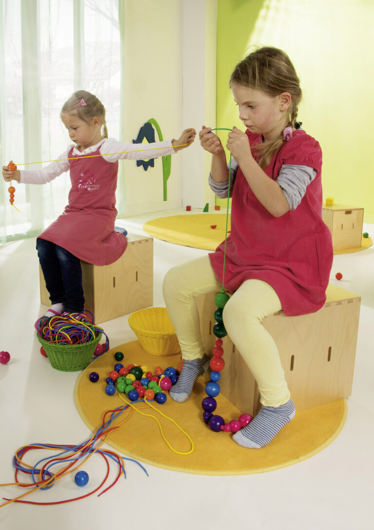 Fädelsack Dusyma: Feinmotorik und Konzentration mit Holzperlen fördern