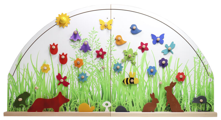 Wandspiel Krabbelwiese: Naturerlebnisse für Kita und Kindergarten