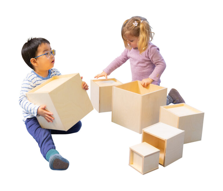 Spiel- und Stapelwürfel Natur: Vielfältiges Konstruktionsmaterial für Kita und Kindergarten