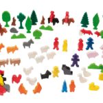 Heimische Tiere II – Figurenset aus Holz für Rollenspiele