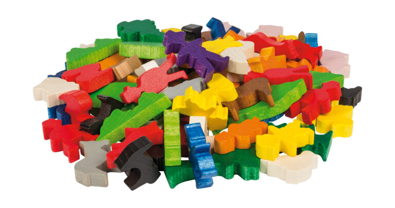 Heimische Tiere II – Figurenset aus Holz für Rollenspiele