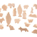 Kleine Farm natur: Naturbelassene Holzfiguren für Rollenspiel und Fantasie
