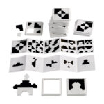 Herzpuzzle mini s/w: Feinmotorik und Kreativität im Kleinformat